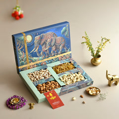 The Royal Elephant Diwali Dryfruit Gift Box