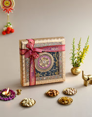 Corporate Diya & Dry Fruit Diwali Gift Box