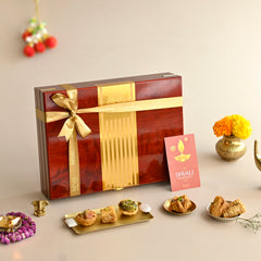 Royal Baklava Diwali Gift Box in Lacquer Wood