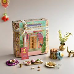 Peacock Paradise Diwali Mithai & Dry Fruit Box