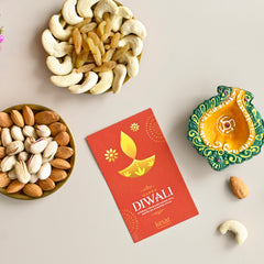 Corporate Diya & Dry Fruit Diwali Gift Box