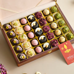 Heritage Lacquer Box of Gourmet Diwali Mithai