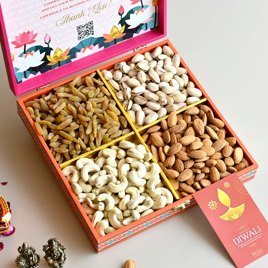 Pink City Diwali Dry Fruit Gift Box