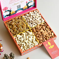 Pink City Diwali Dry Fruit Gift Box