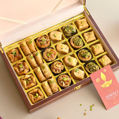 Royal Baklava Diwali Gift Box in Lacquer Wood