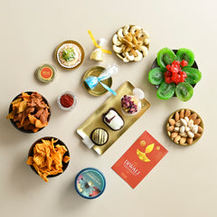 Kesar Mega Diwali Gift Hamper in Jute Basket