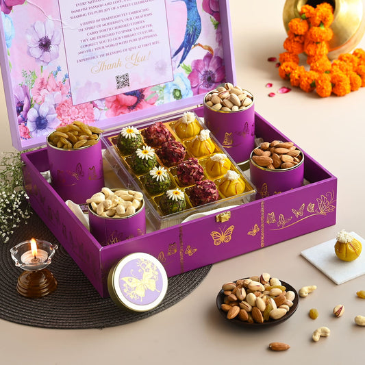 ⁠Lavender Hummingbird Premium Gift Hamper