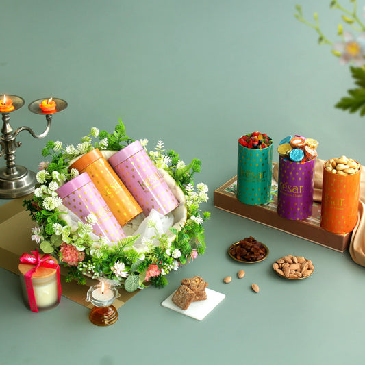 The Enchanted Forest Fairy Light  Basket