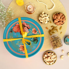 ⁠Flame of the valley Tin Dryfruit gift box