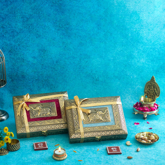 Metal Gajraj Box 