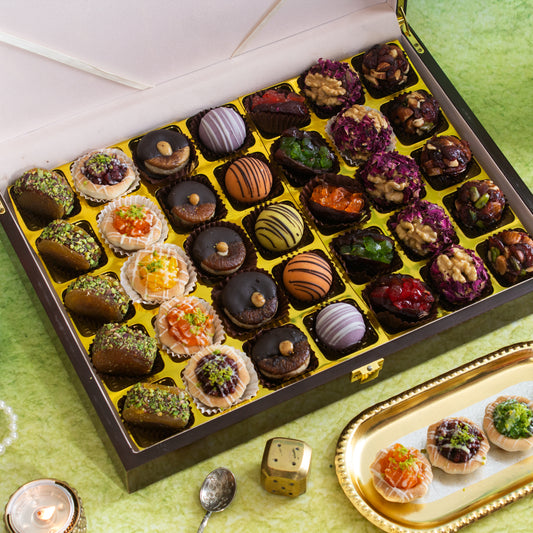Opulent Gold Wooden Sweet Lacquered Box 