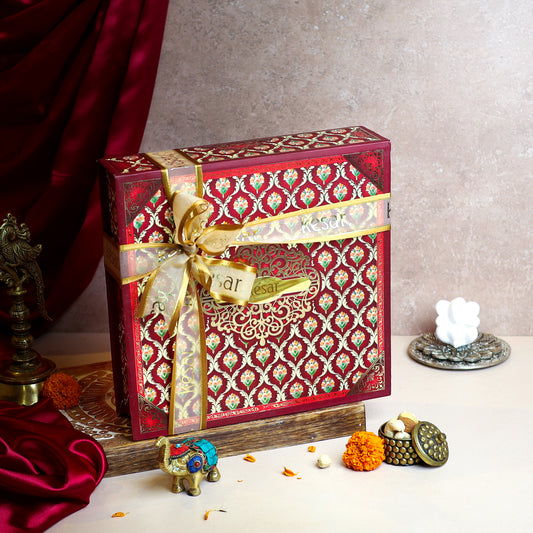 Red Blossom Dry Fruit Box