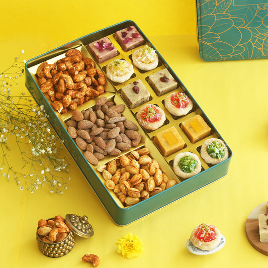 Fruit Tart & Fudge Nutty gift Box