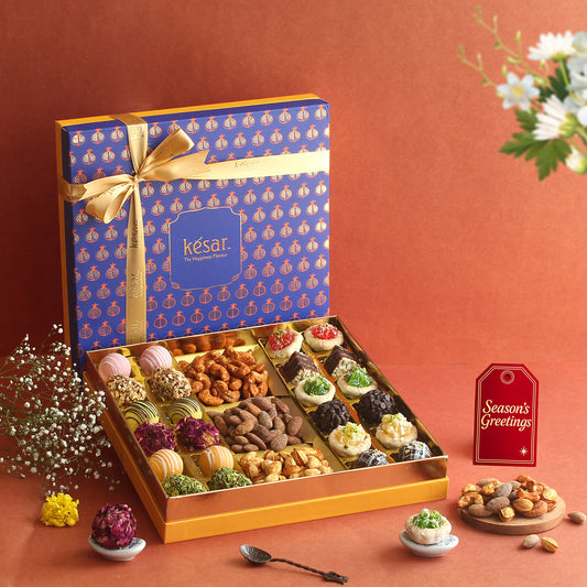 Vibrant Gourmet Sweets and Dryr Fruit Gift Box