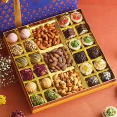 Vibrant Gourmet Sweets and Dryr Fruit Gift Box
