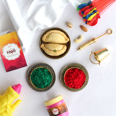 SugarFree Gujiya Gift box with Colours