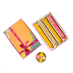 Turquoise & Pearl Flavour Kaju Katli Premium Sweet Gift Box 800Gm