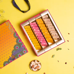 Double Peacock Flavoured Kaju Katli Premium Sweet Box 500Gm
