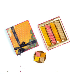 Double Peacock Flavoured Kaju Katli Premium Sweet Box 500Gm