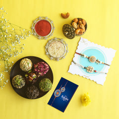 EVERGREEN MITHAI AND DRYFRUIT RAKHI GIFT BOX