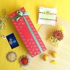 ⁠CELEBRATION DRYFRUIT & MITHAI RAKHI GIFT BOX