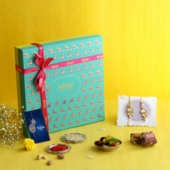 ⁠SUGARFREE MITHAI ANDDRYFRUIT RAKHI GIFT BOX