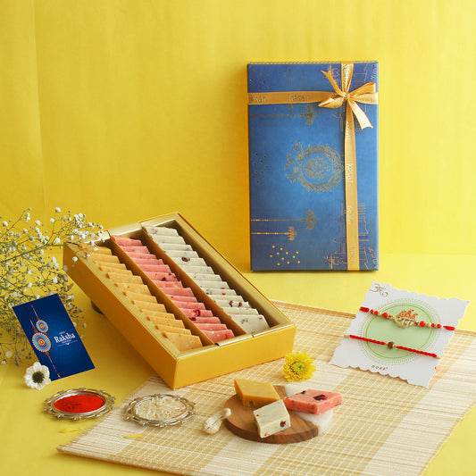 REGAL BHAI-BEHEN DRYFRUIT RAKHI GIFT BOX
