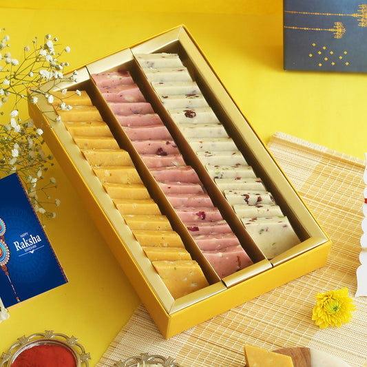 REGAL BHAI-BEHEN DRYFRUIT RAKHI GIFT BOX