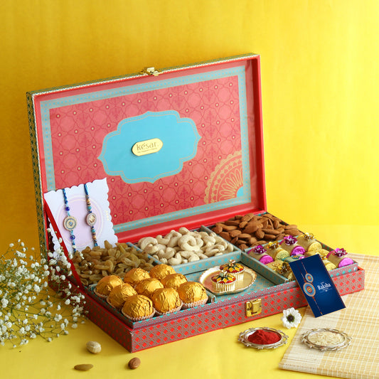 ⁠KAJU KATLI JUBLIEE RAKHI GIFT BOX