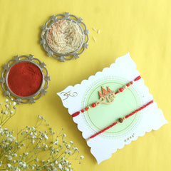 RED BLISSFUL RAKHI FESTIVAL GIFT BOX