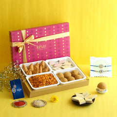 ⁠GOLDEN GLOW RAKHI FESTIVAL GIFT BOX