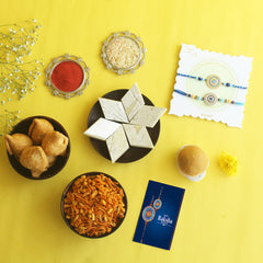 ⁠GOLDEN GLOW RAKHI FESTIVAL GIFT BOX