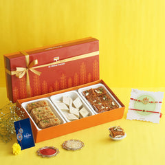 ⁠KHATTE MEETHE RISHTE RAKHI GIFT BOX