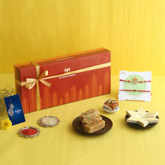 ⁠KHATTE MEETHE RISHTE RAKHI GIFT BOX