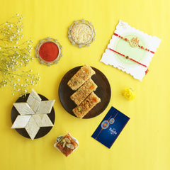 ⁠KHATTE MEETHE RISHTE RAKHI GIFT BOX