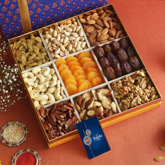 ⁠MITHAI BAHAR RAKHI GIFT BOX