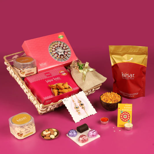 Classic Rakhi Hamper for Bhai & Bhabhi