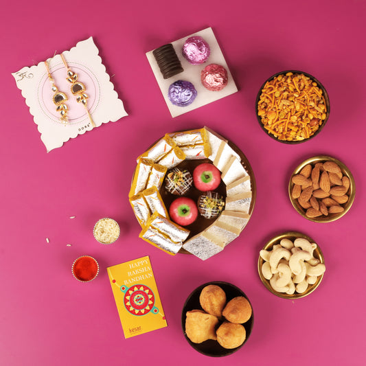 Classic Rakhi Hamper for Bhai & Bhabhi