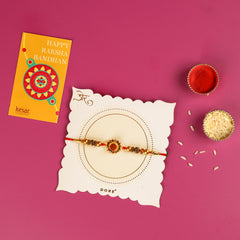 Kaju Katli Delight Box with Rakhi