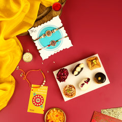 Arabic Delight Sweet Box with 2 Rakhis