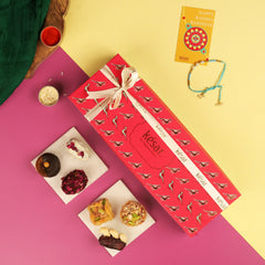 Arabic Delight Sweet Box with 2 Rakhis