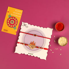 Assorted Cashew Fudge Gift Box With 2 Rakhis