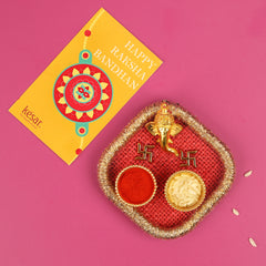 Assorted Cashew Fudge Gift Box With 2 Rakhis