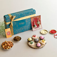 Luxury Mithai and Dry Fruit Rakhi Gift Box