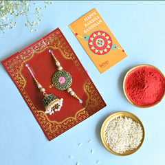 Luxury Mithai and Dry Fruit Rakhi Gift Box