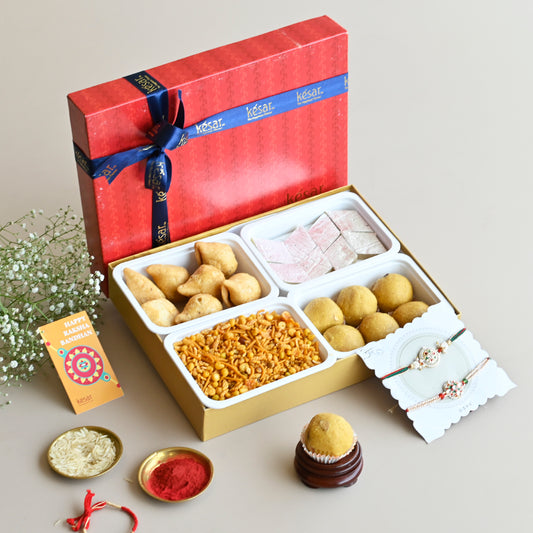 Festive Raksha Bandhan Sweet Treat Box