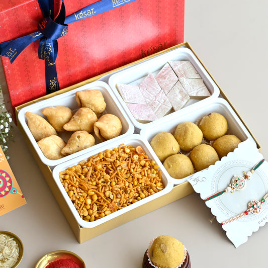 Festive Raksha Bandhan Sweet Treat Box