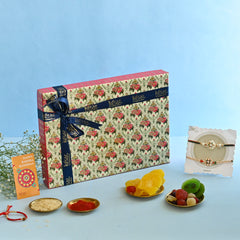 Classic Berry Gift Box with Set of 2 Rakhis