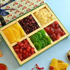 Classic Berry Gift Box with Set of 2 Rakhis