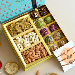 Regal Gourmet Mithai and Dry fruit Rakhi Special Box